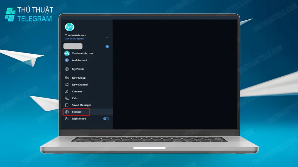 Hướng dẫn trên máy tính (Telegram Desktop)