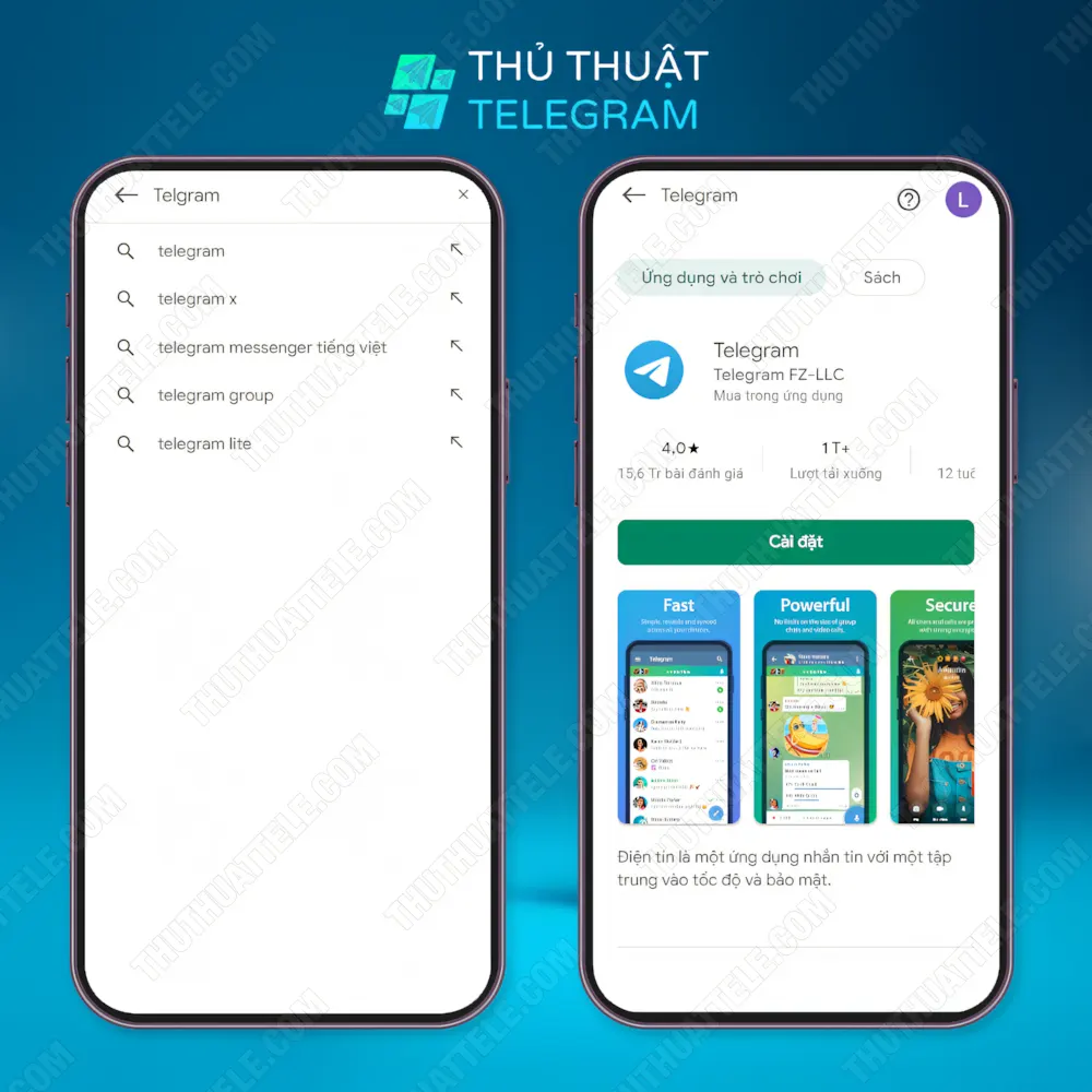 Cách tải Telegram cho Android