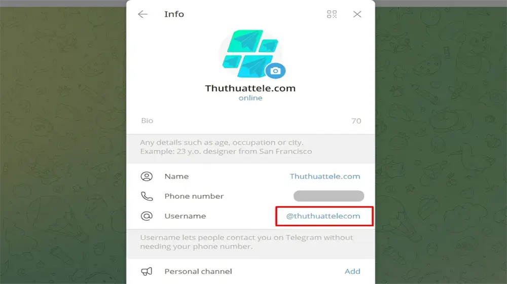 Telegram Handle là gì