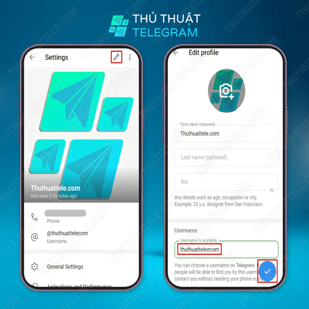 Thao tác trên Android