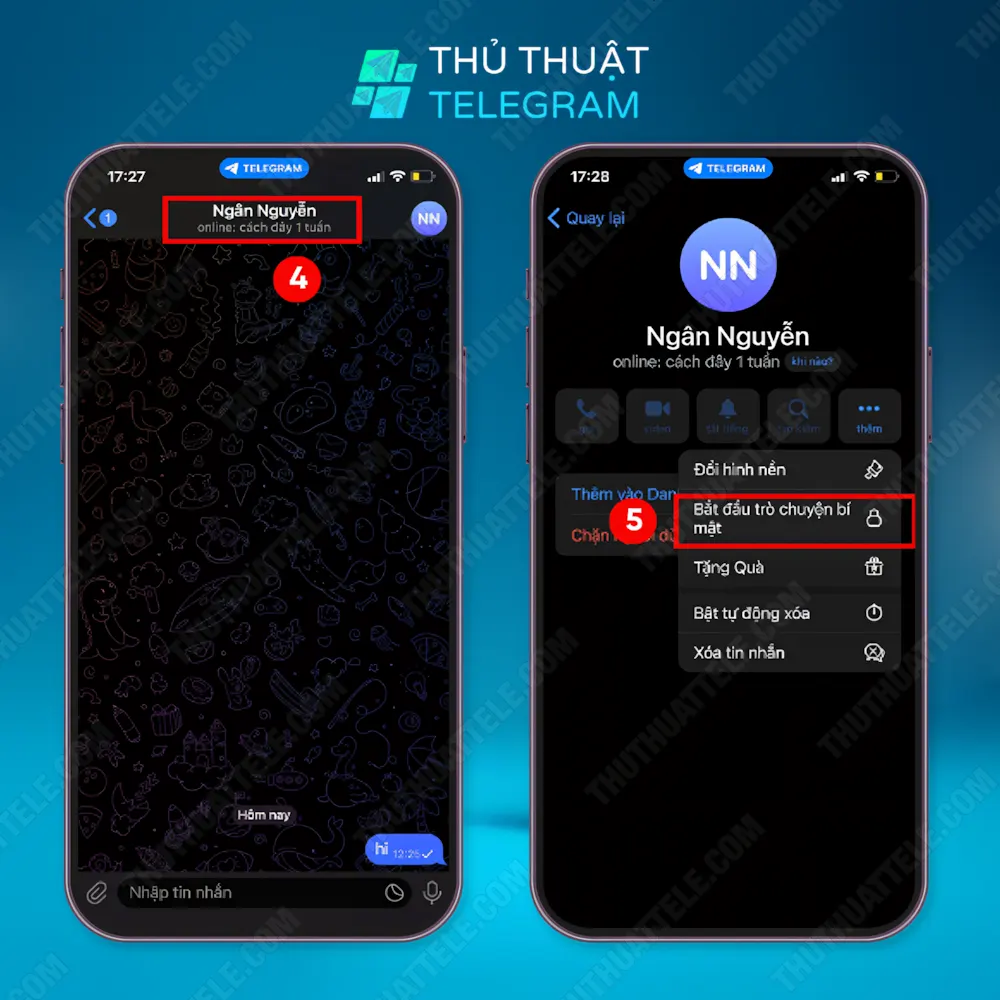 Cách gửi tin nhắn bí mật trên Telegram