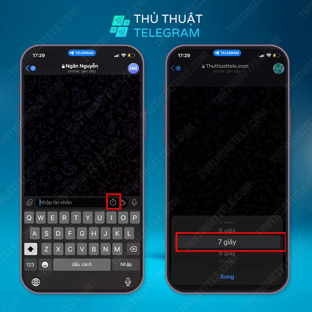 Cách gửi tin nhắn bí mật trên Telegram