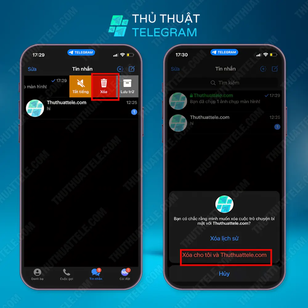 Cách gửi tin nhắn bí mật trên Telegram