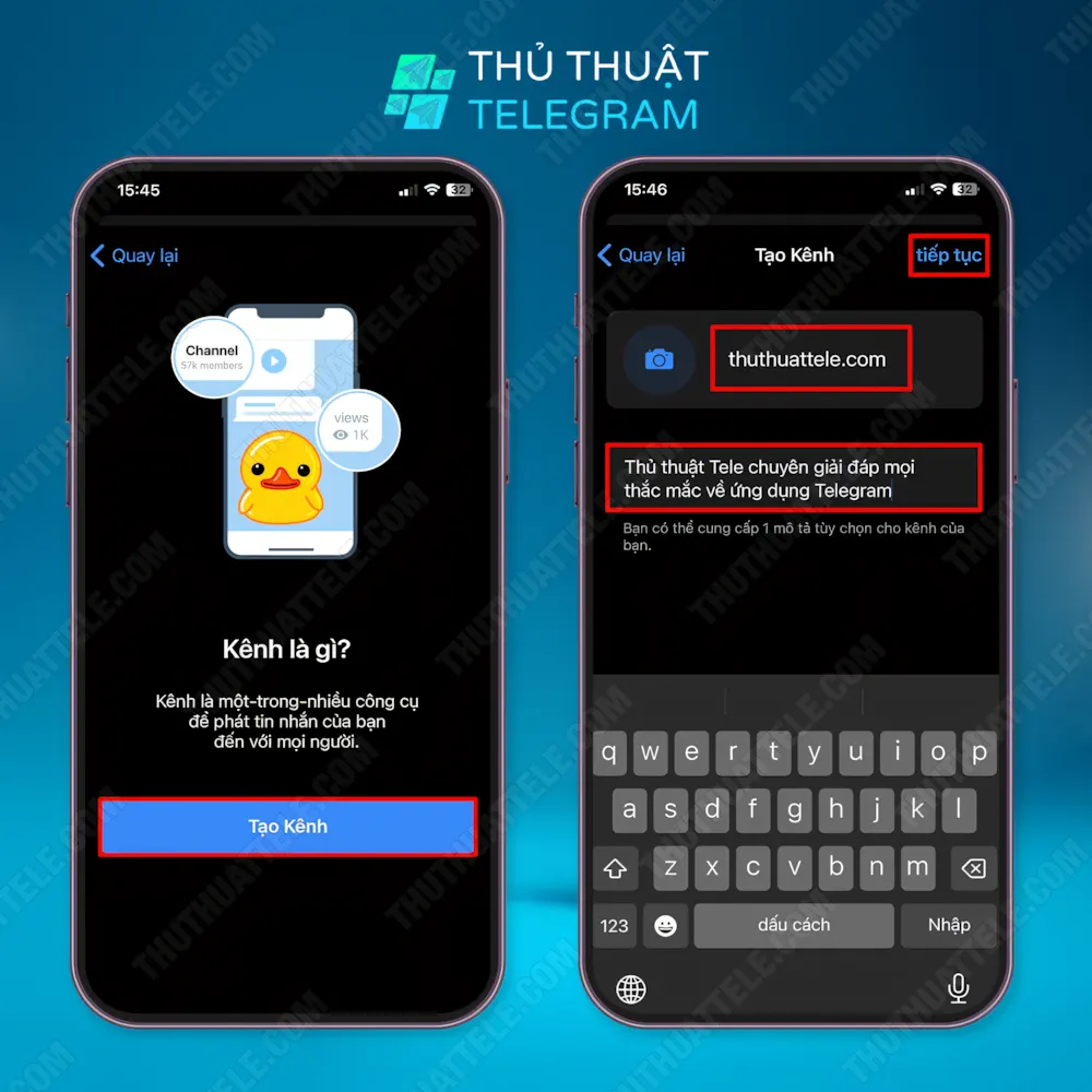 Cách tạo kênh channel trên Telegram