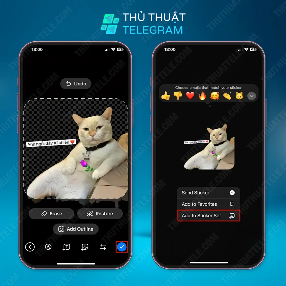 Cách tạo sticker Telegram cho riêng bạn