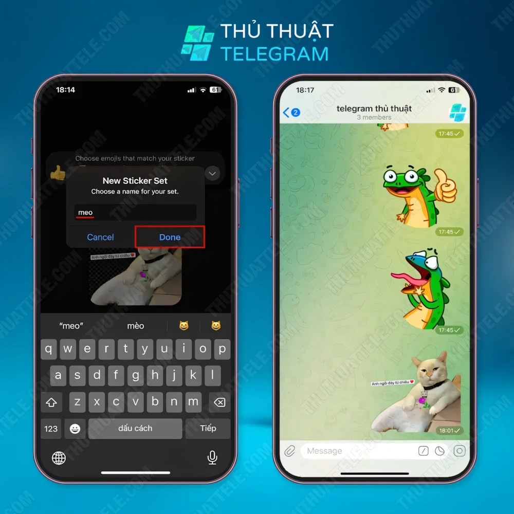 Cách tạo sticker Telegram cho riêng bạn