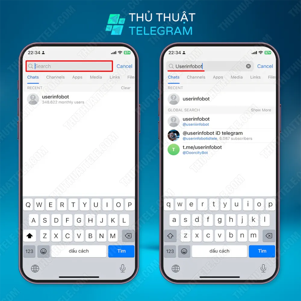 Cách xem Telegram ID cá nhân