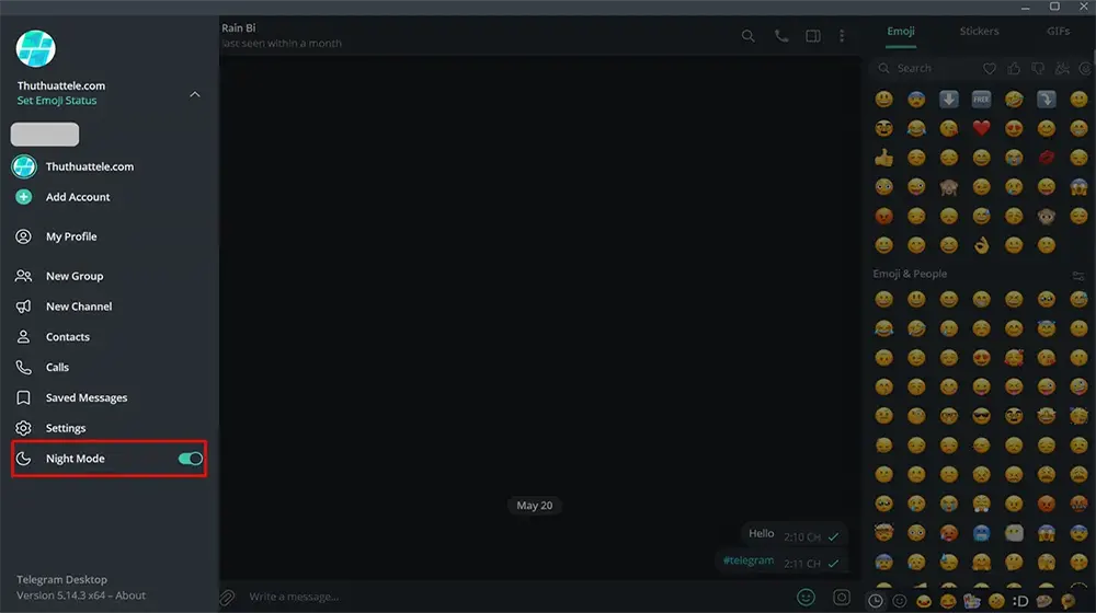 Chế độ tự động ban đêm (Auto-Night Mode)