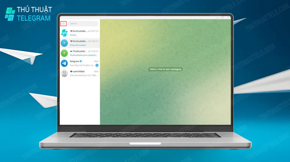 Cách copy link tài khoản Telegram cá nhân trên máy tính