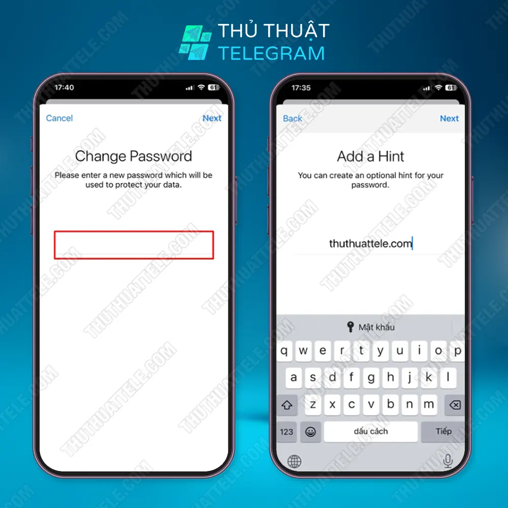Hướng dẫn cách đổi mật khẩu Telegram trên điện thoại