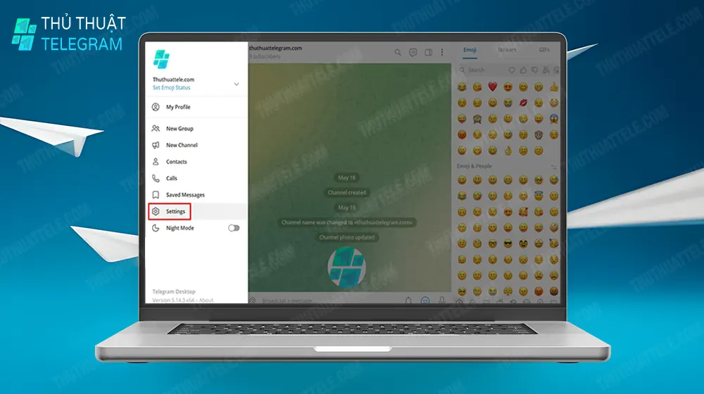 Hướng dẫn cách đổi mật khẩu Telegram trên máy tính