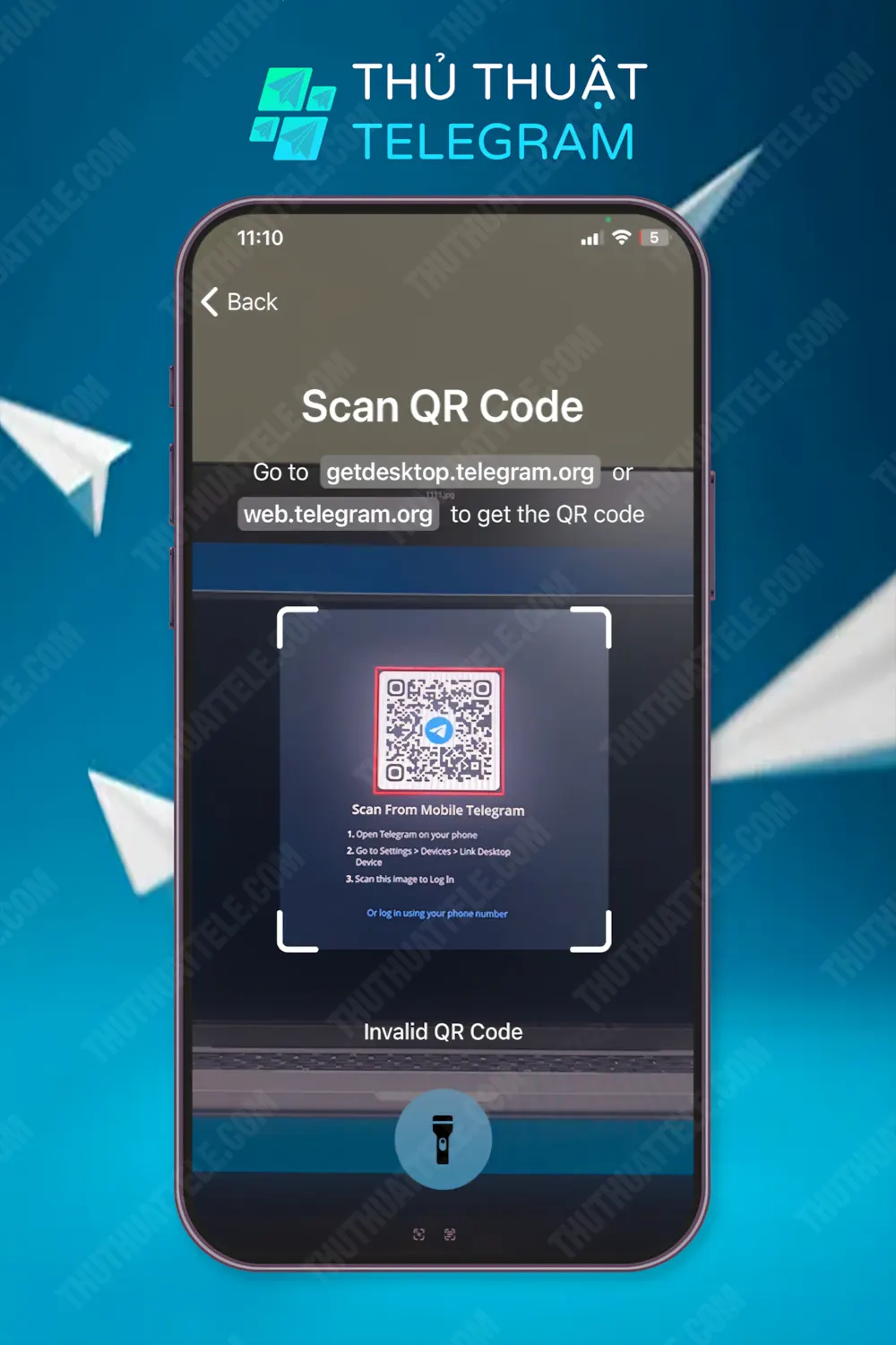 Hướng dẫn đăng nhập Telegram web bằng mã QR