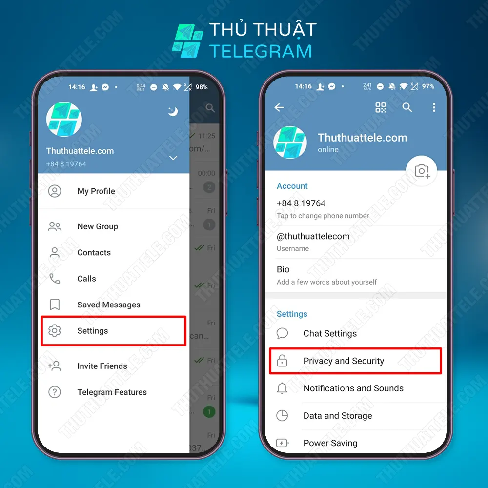 Hướng dẫn trên Android