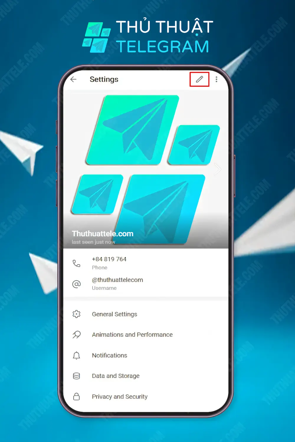 Hướng dẫn trên điện thoại Android