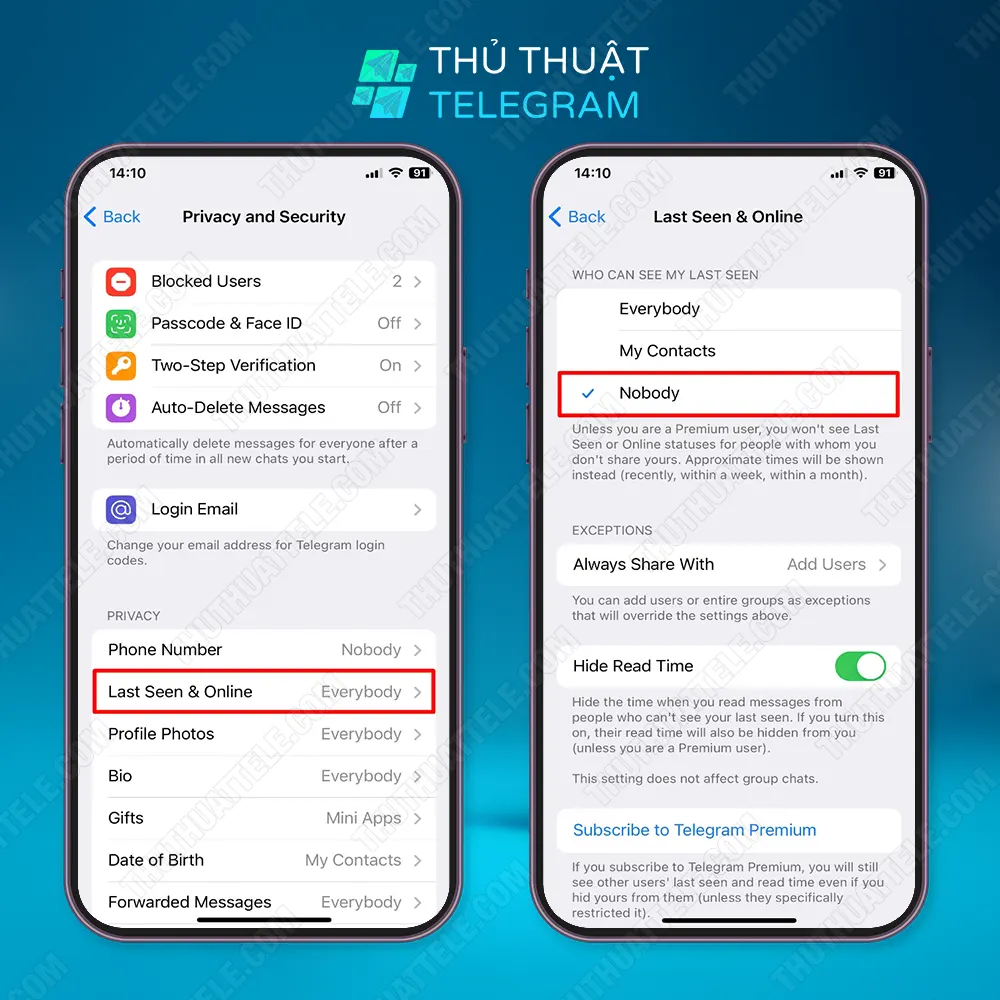 Hướng dẫn trên Iphone