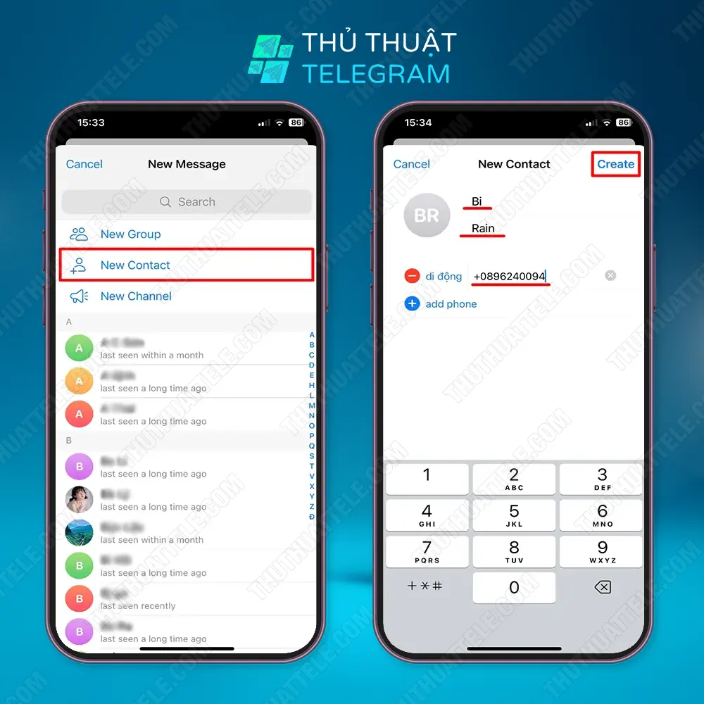 Kết bạn qua số điện thoại