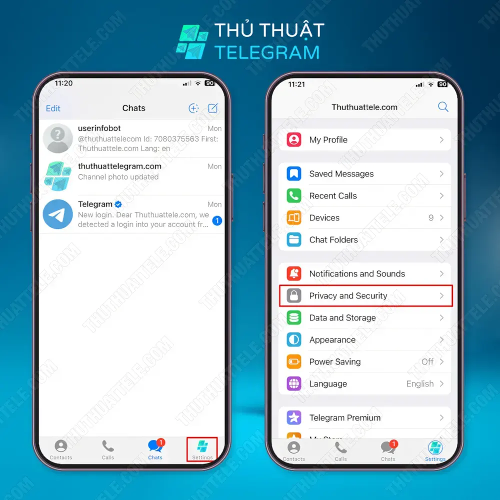 Thao tác trên Iphone