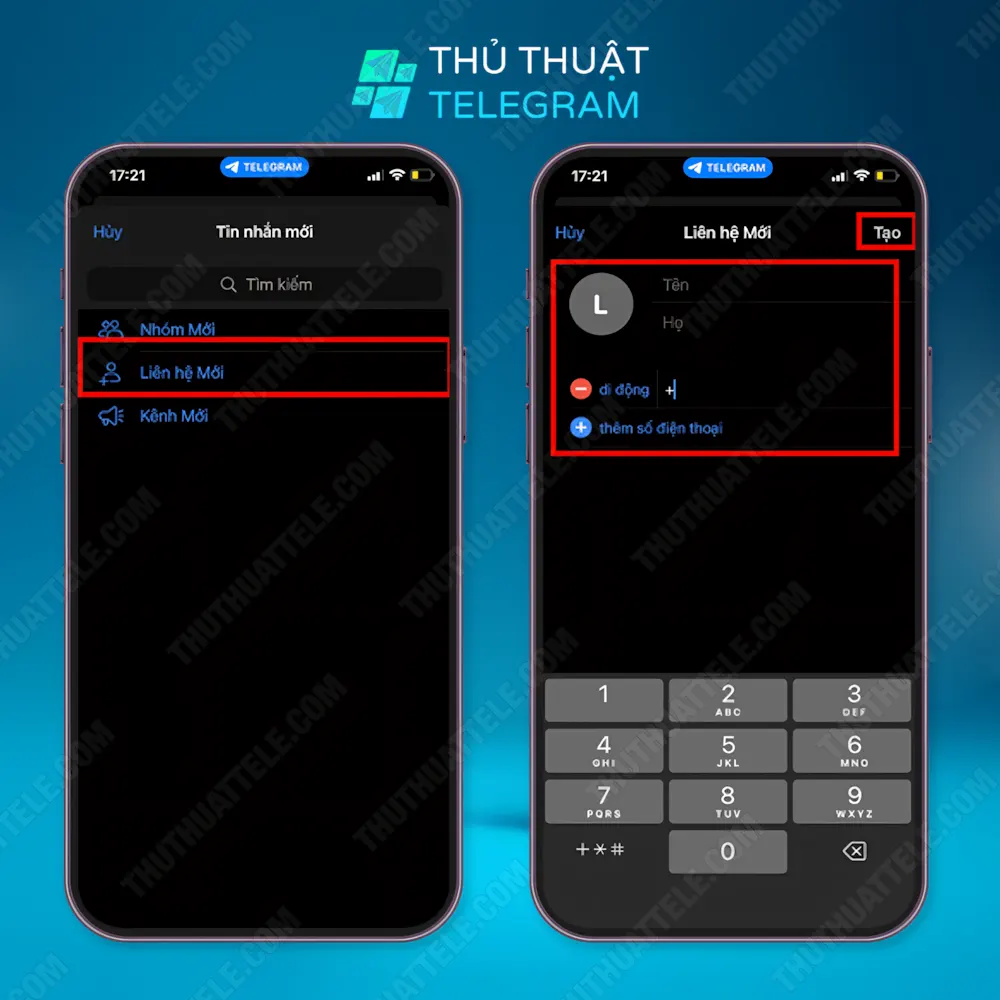 Thêm bạn bè bằng số điện thoại
