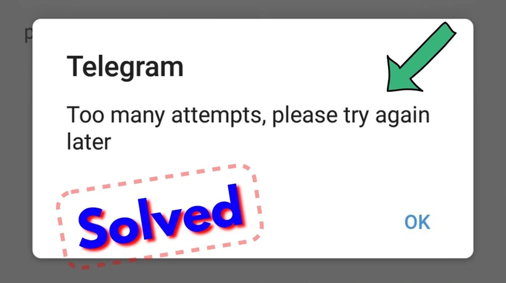 Yêu cầu mã quá nhiều lần nên bị chặn bởi Telegram
