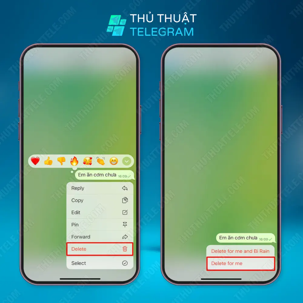 Cách khôi phục tin nhắn (Undo) bị xóa trên Telegram