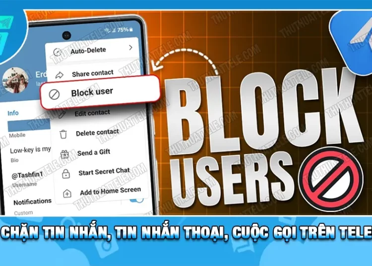 Cách Chặn Tin Nhắn, Tin Nhắn Thoại, Cuộc Gọi Trên Telegram