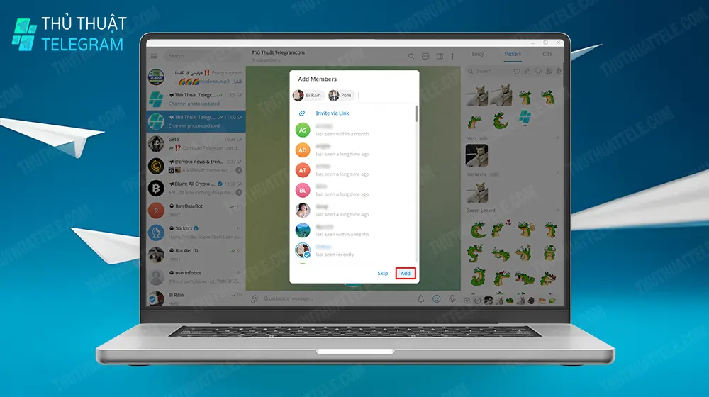 Cách tạo kênh Telegram trên máy tính