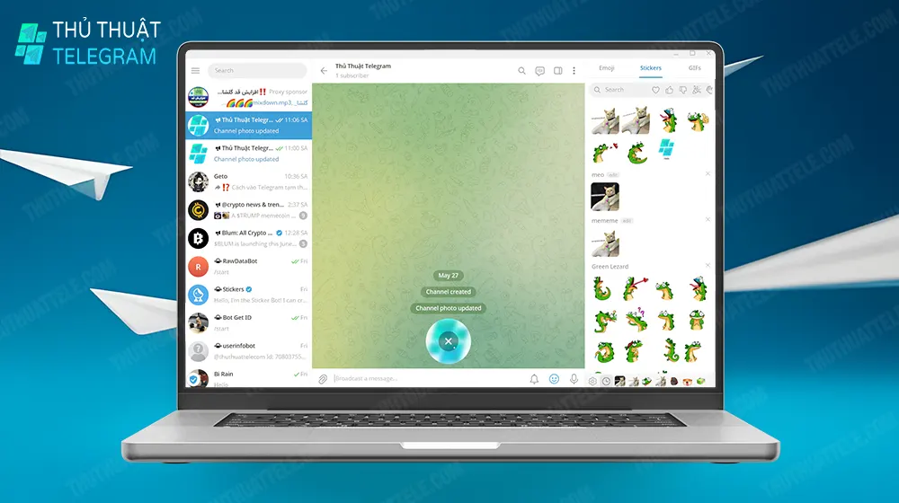 Cách tạo kênh Telegram trên máy tính