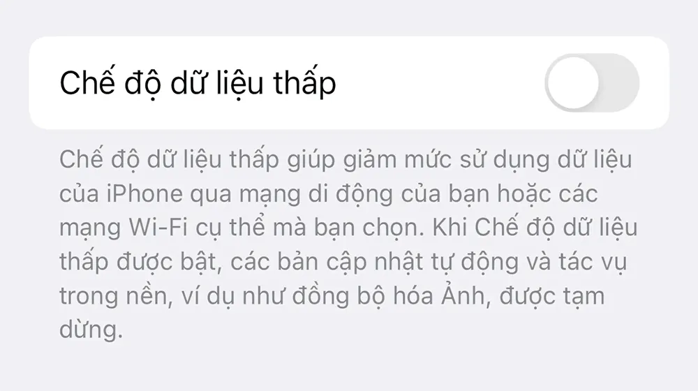 Chế độ tiết kiệm dữ liệu hạn chế Telegram