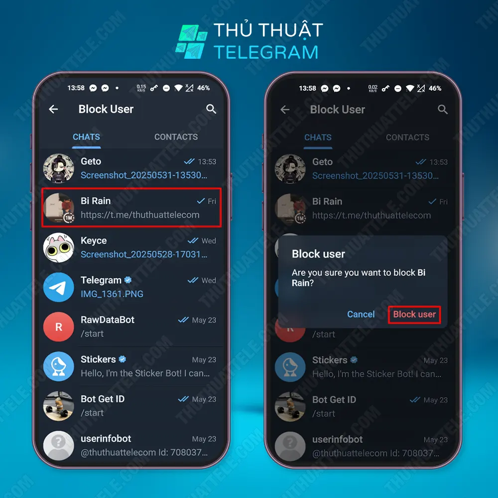 Hướng dẫn chặn trên Android