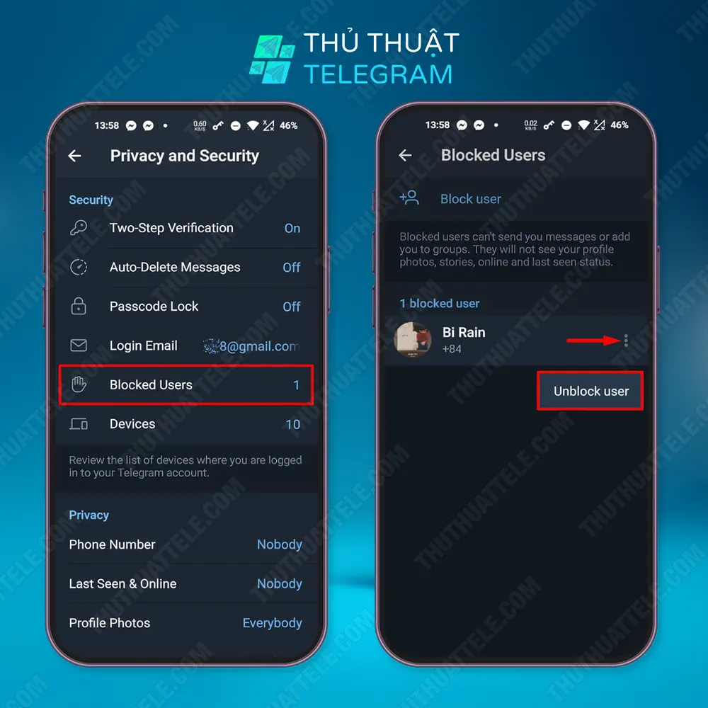 Hướng dẫn chặn trên Android