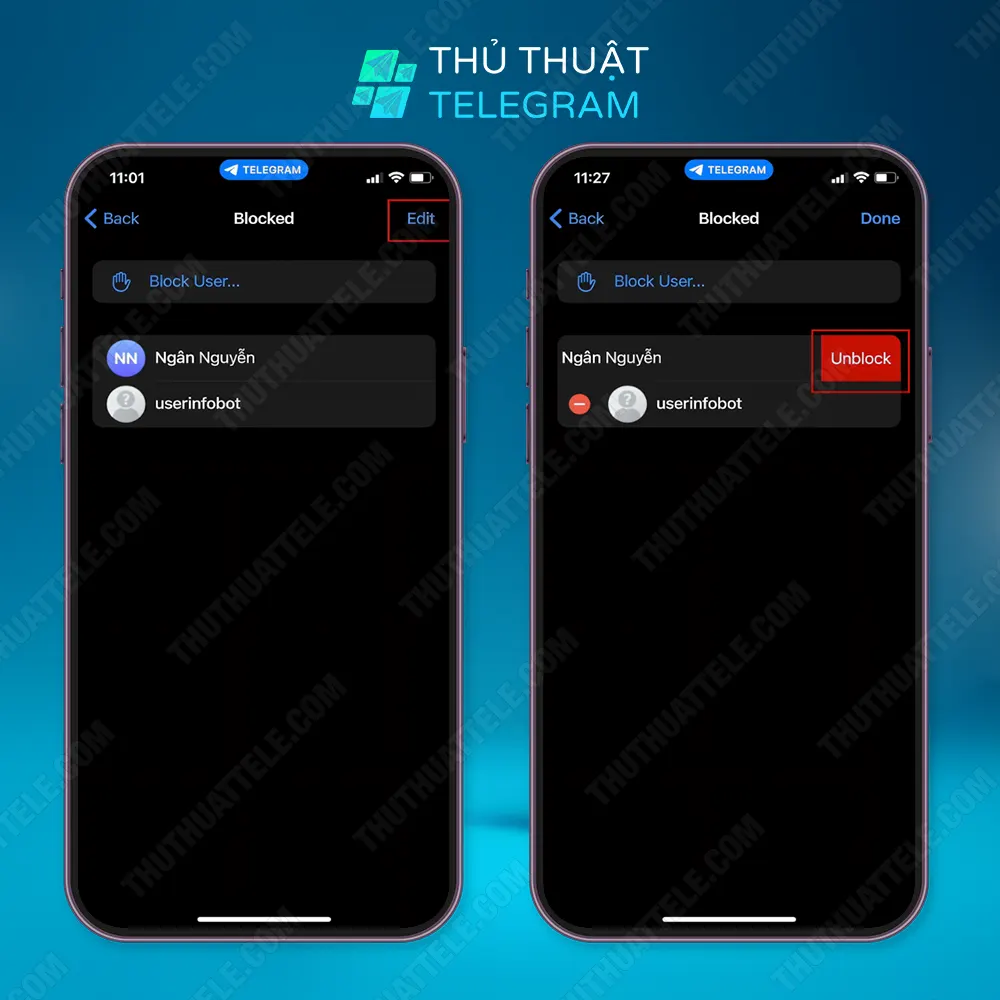 Hướng dẫn chặn trên Iphone