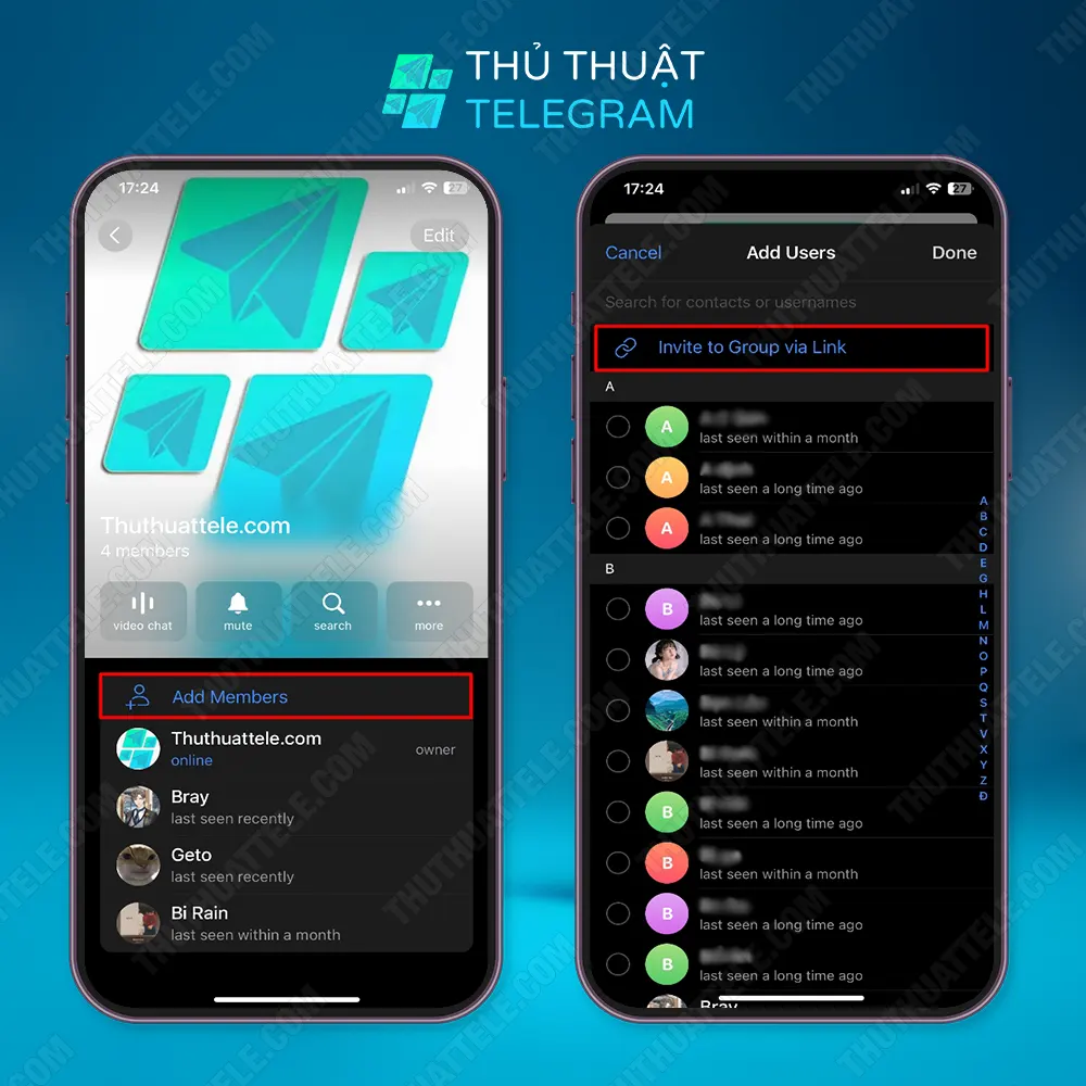 Hướng dẫn lấy link trên điện thoại (iOS/Android)
