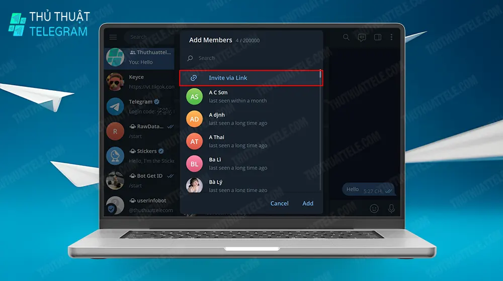 Hướng dẫn lấy link trên máy tính (Web/Desktop)