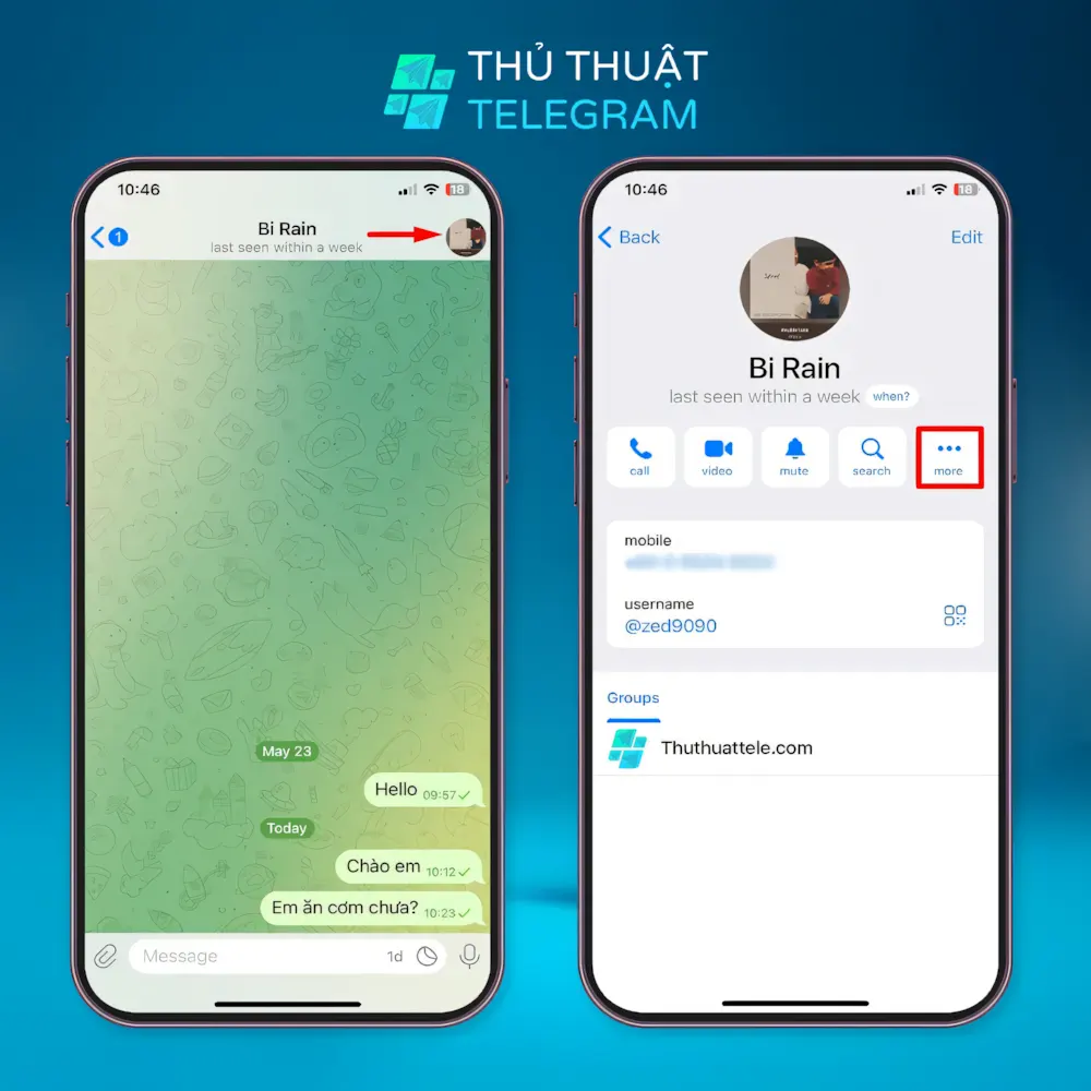 Hướng dẫn trên điện thoại Iphone