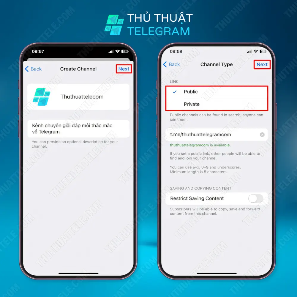 Hướng dẫn tạo kênh trên Iphone