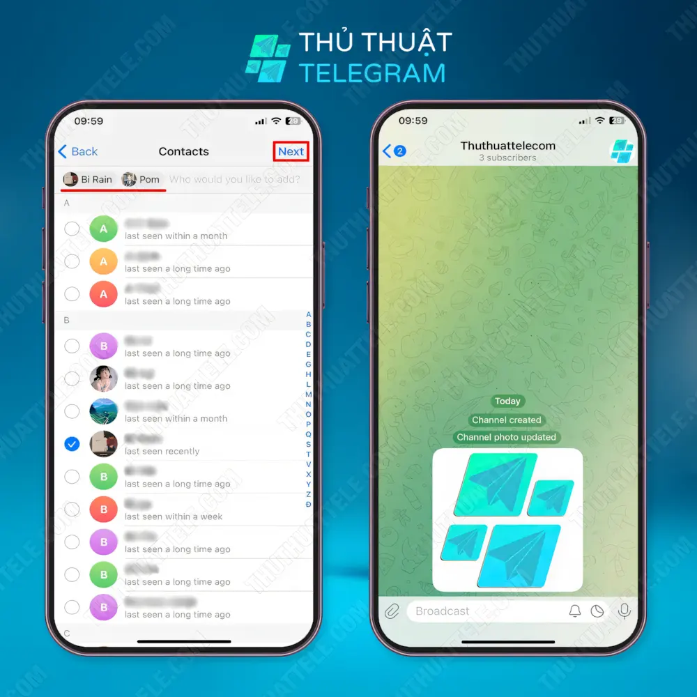Hướng dẫn tạo kênh trên Iphone