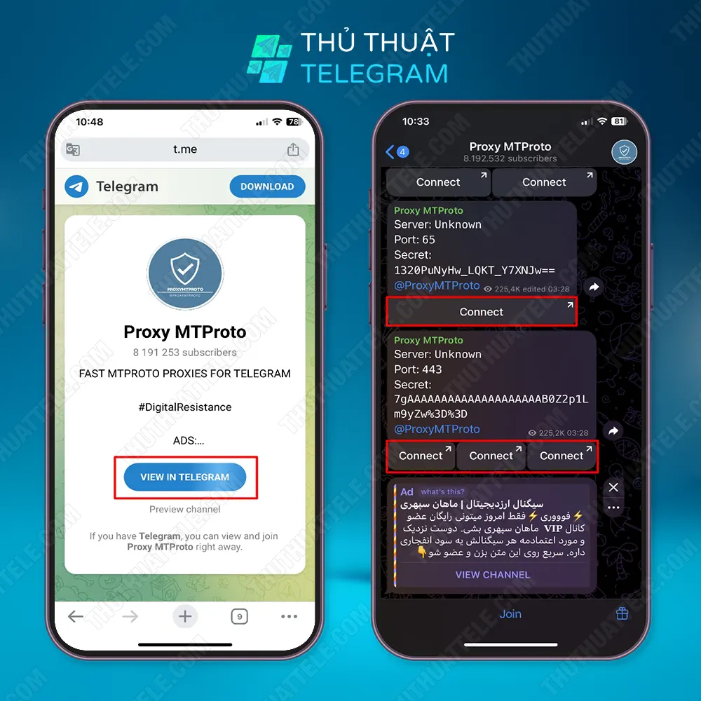 Sử dụng Proxy