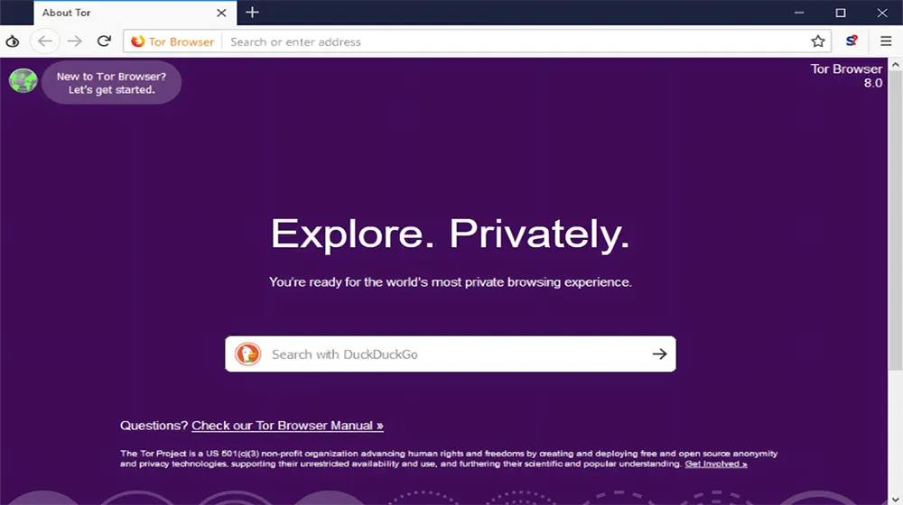 Sử dụng Tor Browser