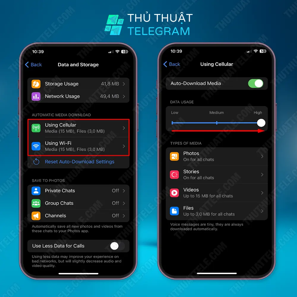 Tăng kích thước video tối đa