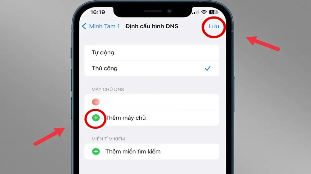 Thay đổi DNS trên Android hoặc Iphone