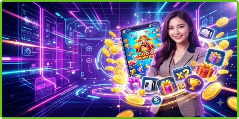 Bắn cá thần tài tạo dấu ấn nhờ các biểu tượng may mắn